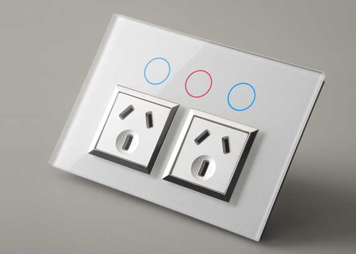 T-POD10X Double Extra Switch Power Outlet iTOUCH